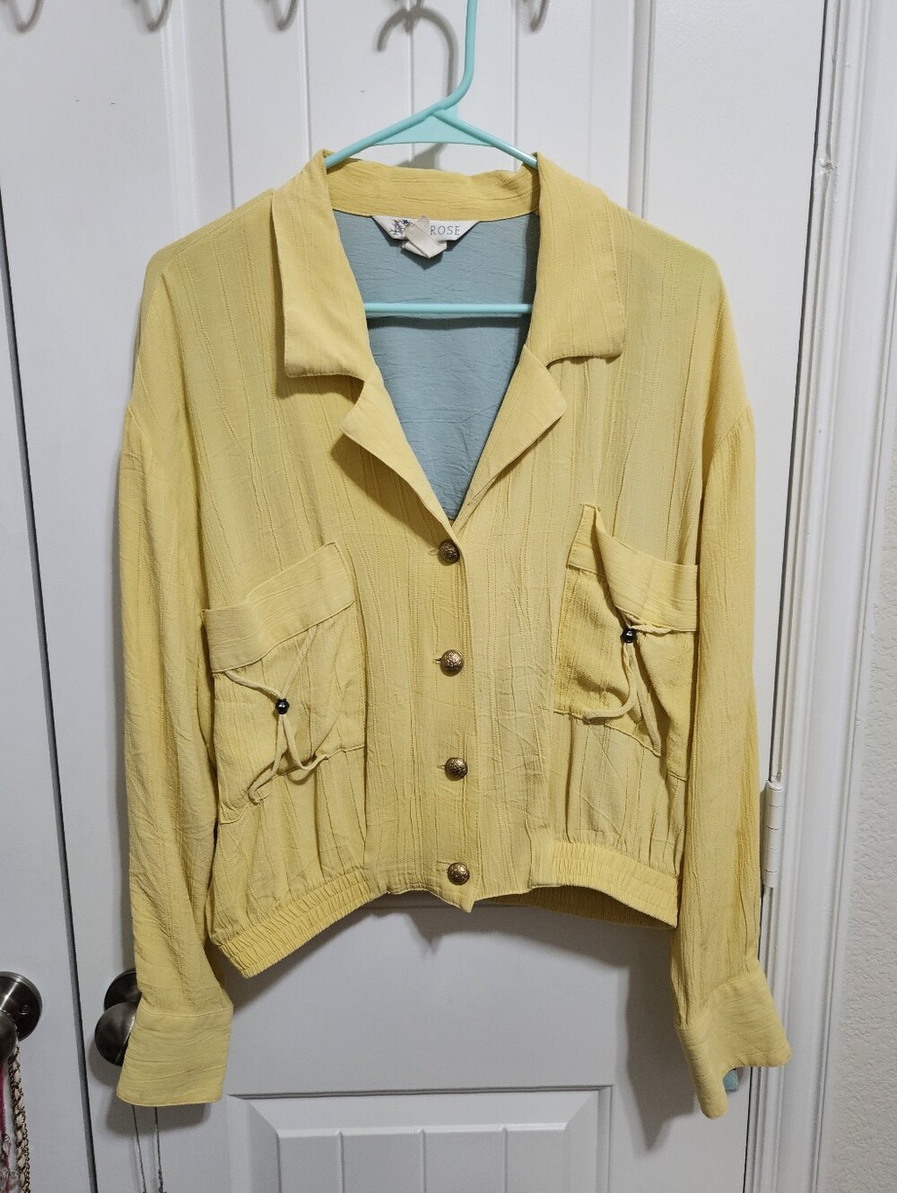 Vintage Lightweight Button-Front Jacket